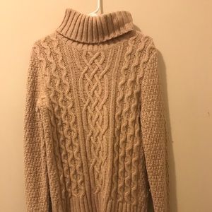 Eddie Bower beige wool sweater